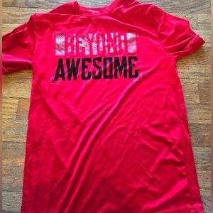 Athletic Works Red 'Beyond Awesome' Kids T-Shirt